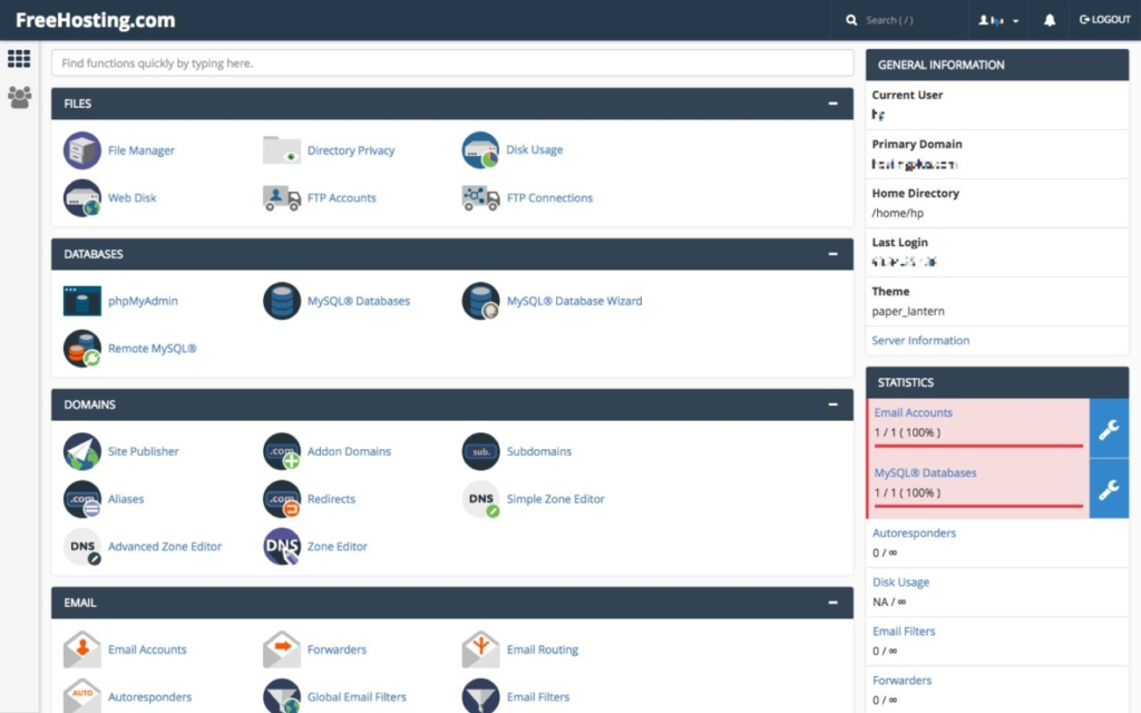 transfer site from one domain to another through cpanel