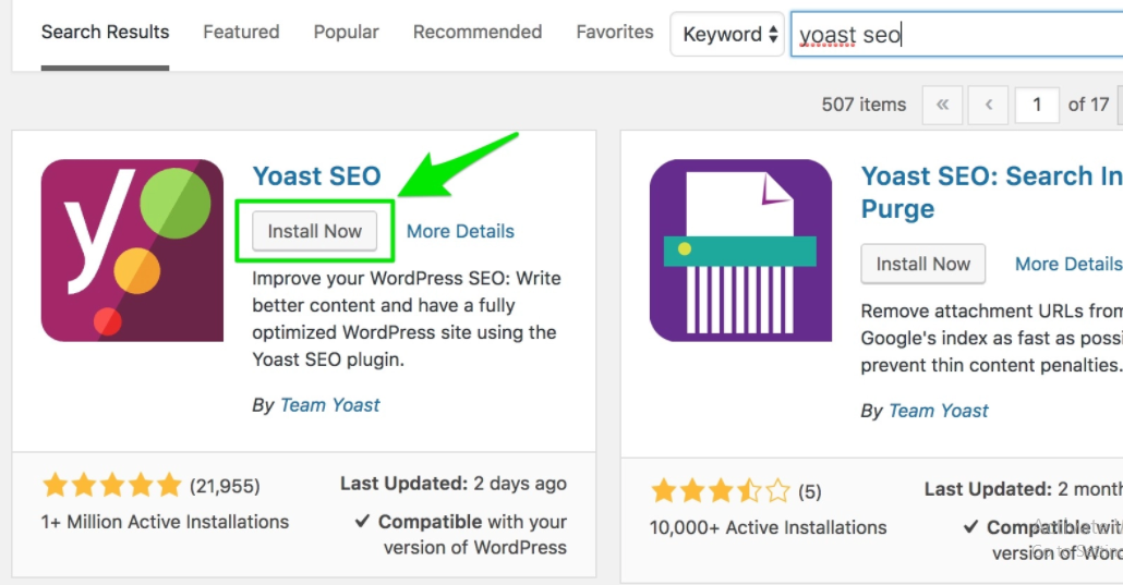 Wordpress yoast seo