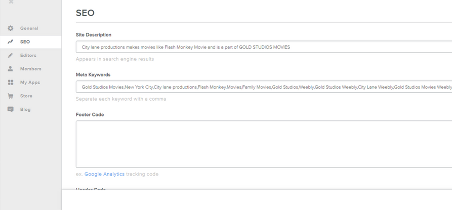 weebly seo